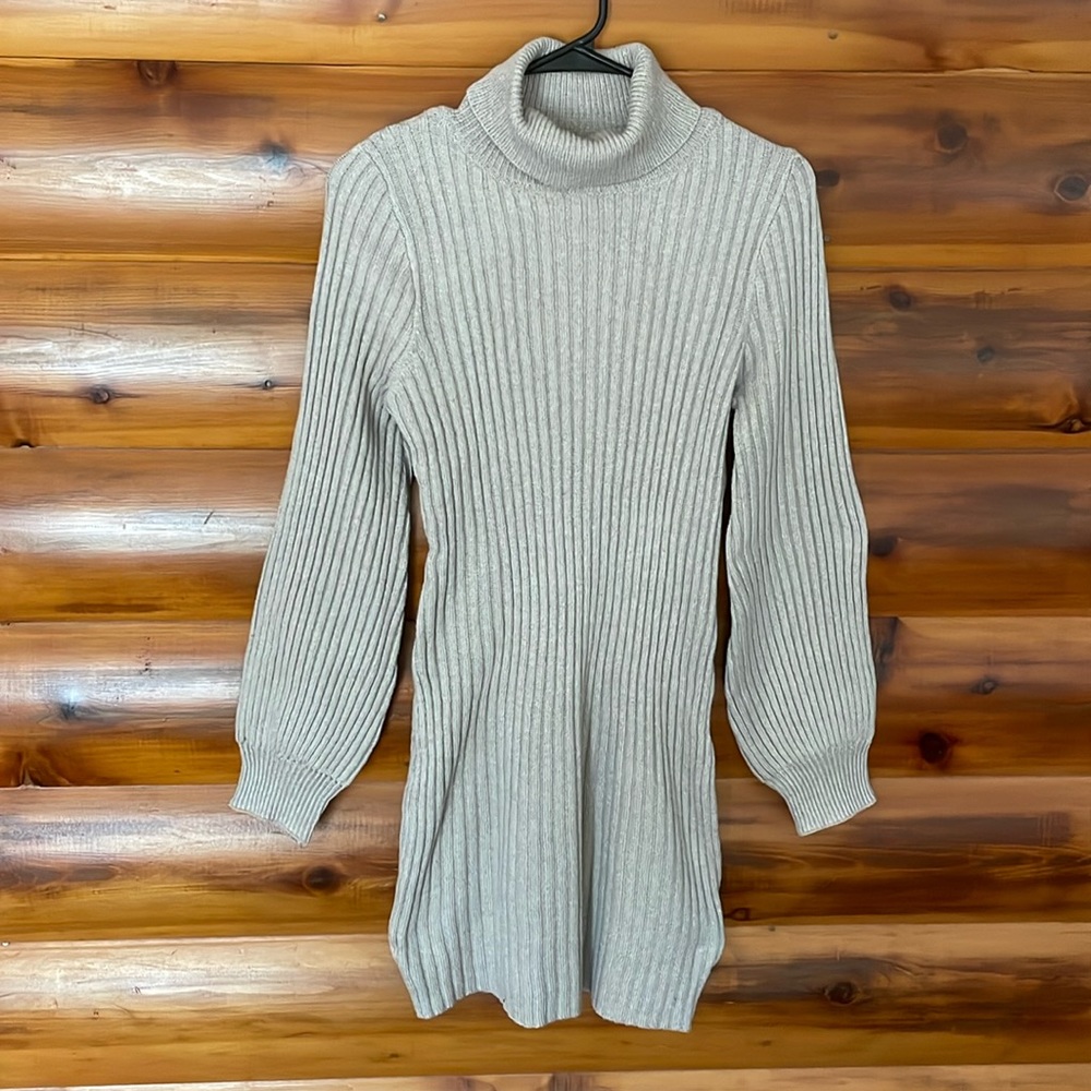 Gray/Purple Shein Sweater Dress, M/6